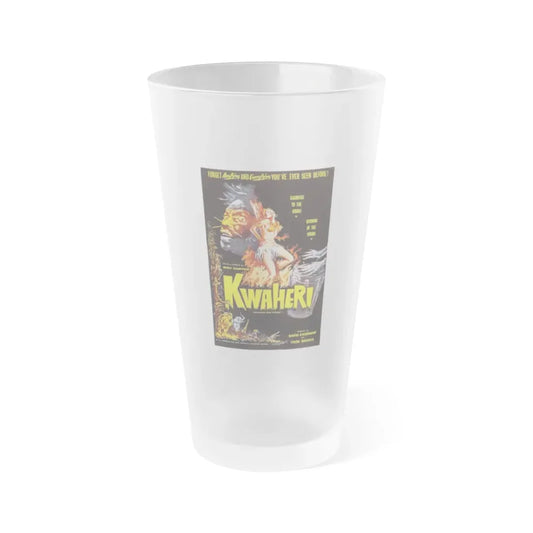KWAHERI 1964 Movie Poster - Frosted Pint Glass 16oz 16oz Frosted - Go Mug Yourself