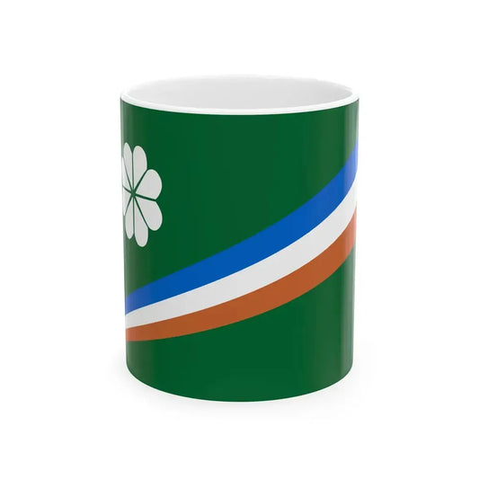 Kwajalein Atoll Flag (Marshall Islands) White Coffee Mug 11oz - Go Mug Yourself