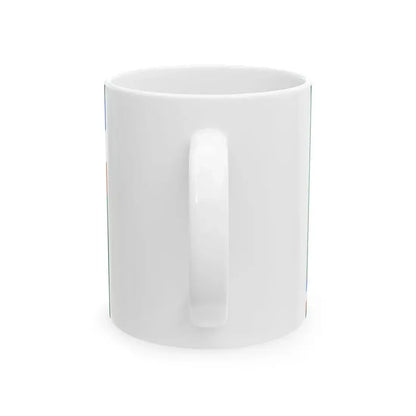 Kwajalein Atoll Flag (Marshall Islands) White Coffee Mug - Go Mug Yourself