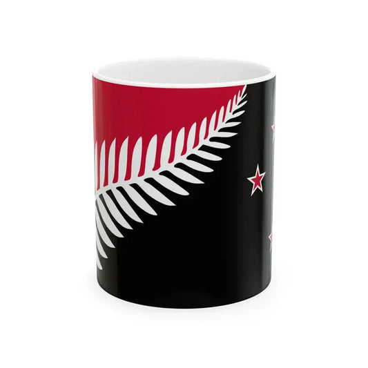 Kyle Lockwoods New Zealand Flag alt 2 (New Zealand) White Coffee Mug 11oz - Go Mug Yourself