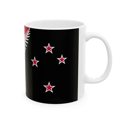 Kyle Lockwoods New Zealand Flag alt 2 (New Zealand) White Coffee Mug - Go Mug Yourself