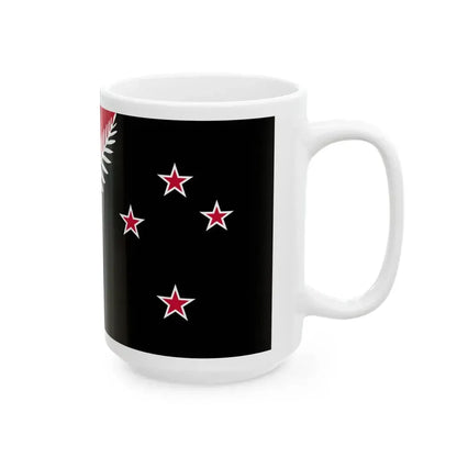 Kyle Lockwoods New Zealand Flag alt 2 (New Zealand) White Coffee Mug - Go Mug Yourself