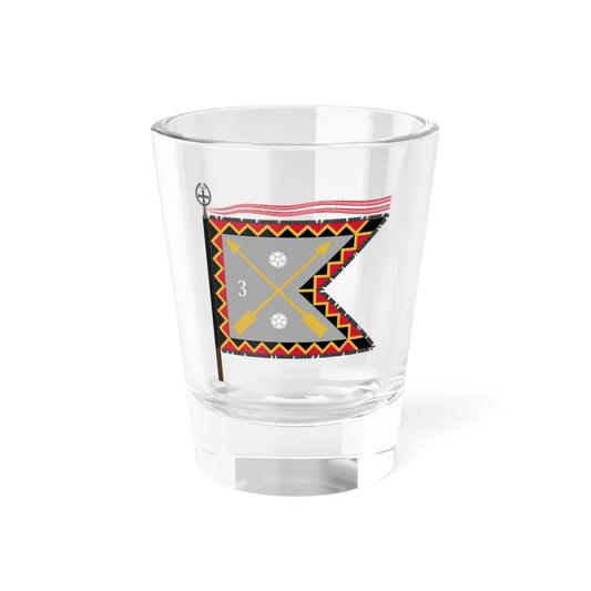 Kymen jääkäripataljoonan lippu (Finland) Shot Glass 1.5oz 1.5oz - Go Mug Yourself