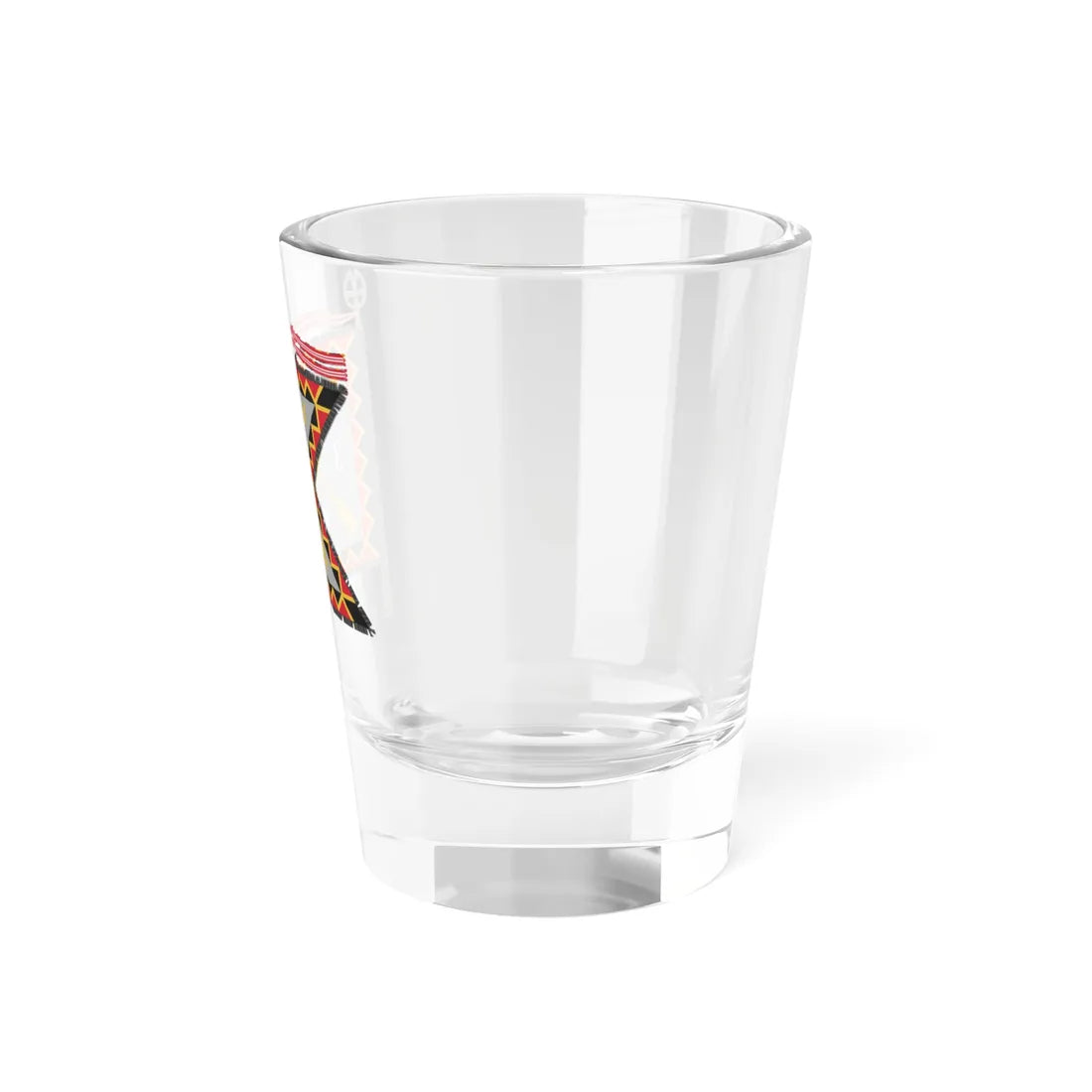 Kymen jääkäripataljoonan lippu (Finland) Shot Glass 1.5oz - Go Mug Yourself
