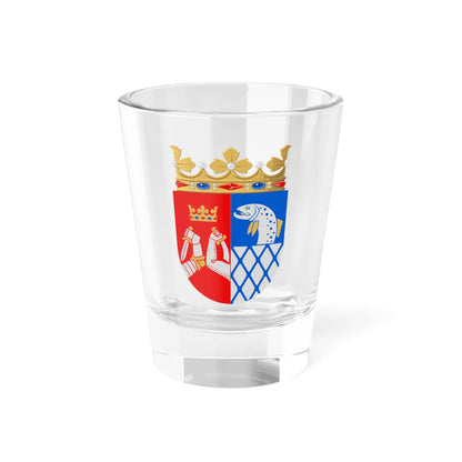 Kymen lääni.vaakuna (Finland) (Coat of Arms) Shot Glass 1.5oz 1.5oz - Go Mug Yourself