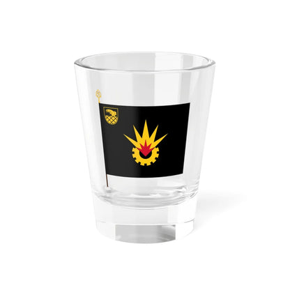 Kymen pioneeripataljoonan lippu (Finland) Shot Glass 1.5oz 1.5oz - Go Mug Yourself