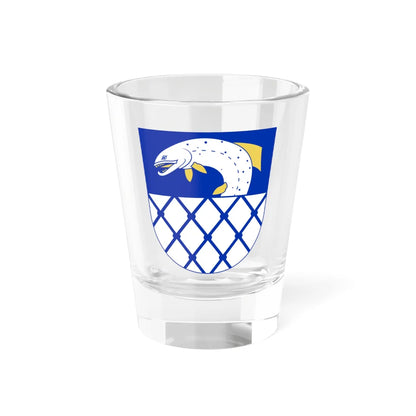 Kymenlaakson maakunnan vaakuna (Finland) (Coat of Arms) Shot Glass 1.5oz 1.5oz - Go Mug Yourself