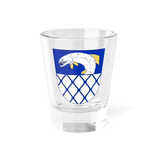Kymenlaakson maakunnan vaakuna (Finland) (Coat of Arms) Shot Glass 1.5oz 1.5oz - Go Mug Yourself
