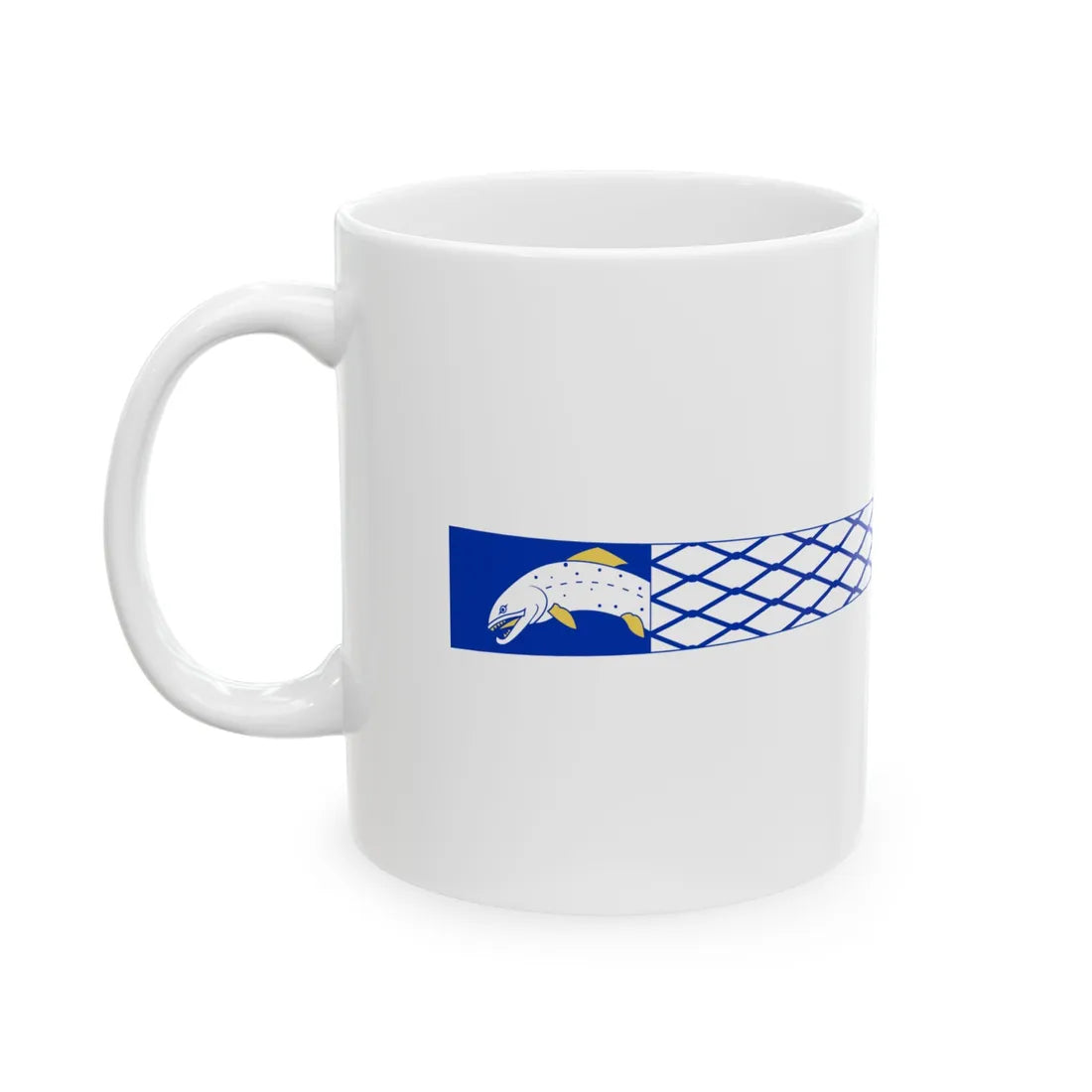 Kymenlaakso.vaakunaviiri (Finland) White Coffee Mug - Go Mug Yourself