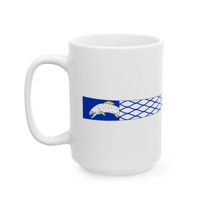 Kymenlaakso.vaakunaviiri (Finland) White Coffee Mug - Go Mug Yourself