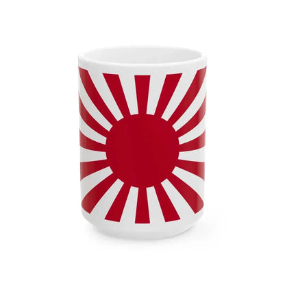 KyokujitsuFlag (Japan) White Coffee Mug 15oz - Go Mug Yourself
