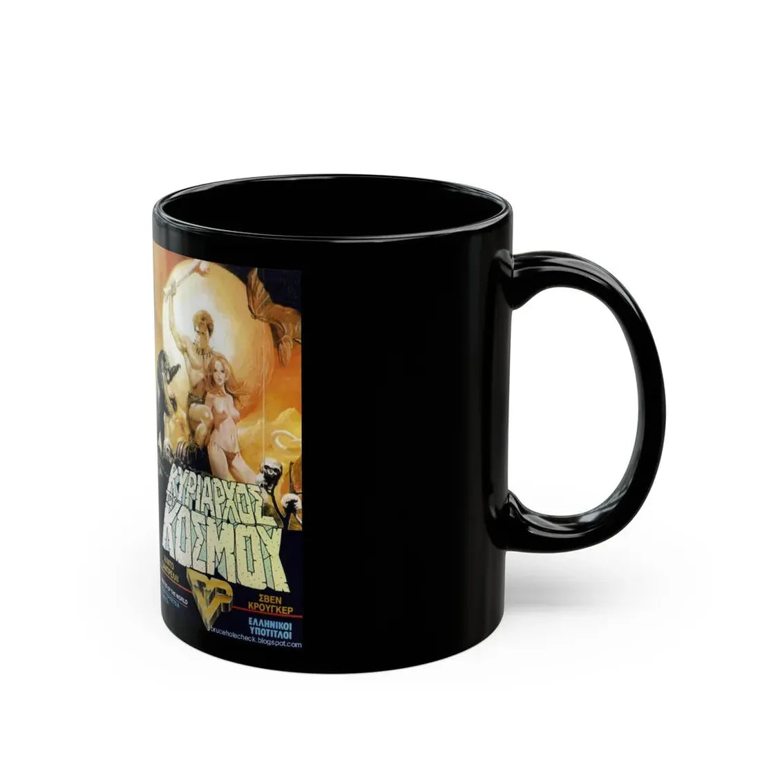 KYPIAPXOE TOY KOEMOY (VHS COVER) - Black Coffee Mug - Go Mug Yourself