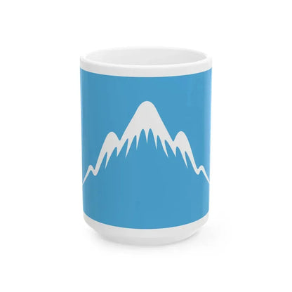 Kyrgyzstan 2011 Flag Proposals Set 2 Flag 1 (Kyrgyzstan) White Coffee Mug 15oz - Go Mug Yourself