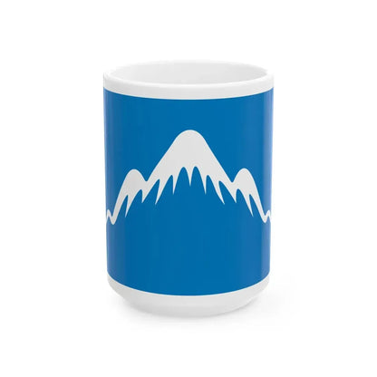 Kyrgyzstan 2011 Flag Proposals Set 2 Flag 2 (Kyrgyzstan) White Coffee Mug 15oz - Go Mug Yourself