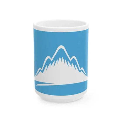 Kyrgyzstan 2011 Flag Proposals Set 2 Flag 3 (Kyrgyzstan) White Coffee Mug 15oz - Go Mug Yourself