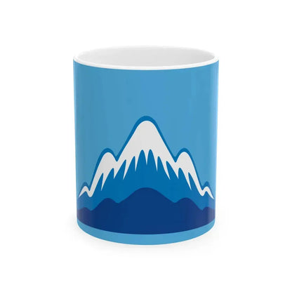 Kyrgyzstan 2011 Flag Proposals Set 2 Flag 4 (Kyrgyzstan) White Coffee Mug 11oz - Go Mug Yourself