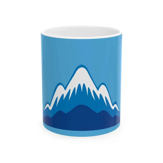 Kyrgyzstan 2011 Flag Proposals Set 2 Flag 4 (Kyrgyzstan) White Coffee Mug 11oz - Go Mug Yourself