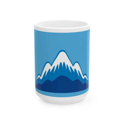 Kyrgyzstan 2011 Flag Proposals Set 2 Flag 4 (Kyrgyzstan) White Coffee Mug 15oz - Go Mug Yourself