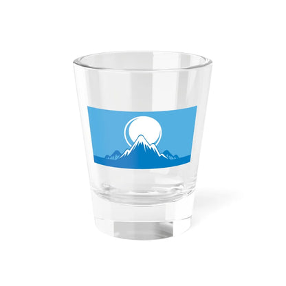 Kyrgyzstan 2011 Flag Proposals Set 3 Flag 3 (Kyrgyzstan) Shot Glass 1.5oz 1.5oz - Go Mug Yourself