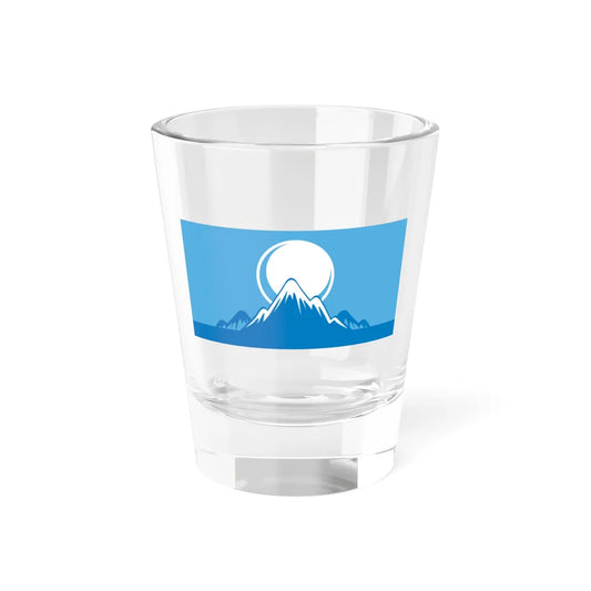 Kyrgyzstan 2011 Flag Proposals Set 3 Flag 3 (Kyrgyzstan) Shot Glass 1.5oz 1.5oz - Go Mug Yourself