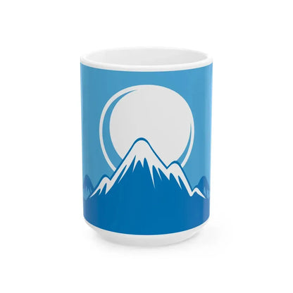 Kyrgyzstan 2011 Flag Proposals Set 3 Flag 3 (Kyrgyzstan) White Coffee Mug 15oz - Go Mug Yourself