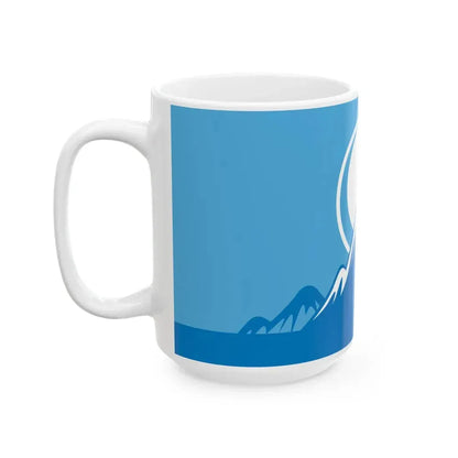 Kyrgyzstan 2011 Flag Proposals Set 3 Flag 3 (Kyrgyzstan) White Coffee Mug - Go Mug Yourself