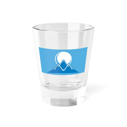 Kyrgyzstan 2011 Flag Proposals Set 3 Flag 4 (Kyrgyzstan) Shot Glass 1.5oz 1.5oz - Go Mug Yourself