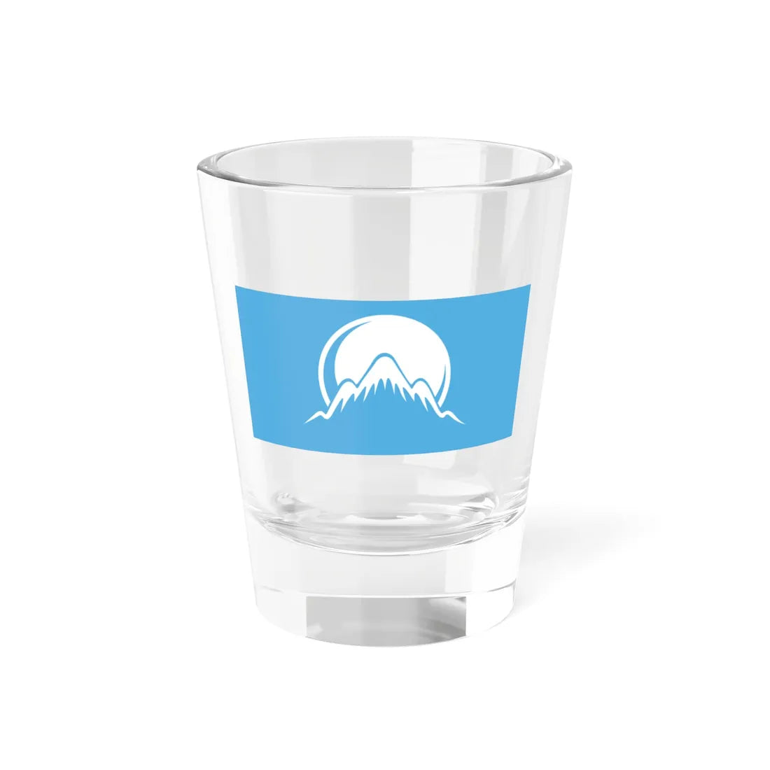 Kyrgyzstan 2011 Flag Proposals Set 4 Flag 1 (Kyrgyzstan) Shot Glass 1.5oz 1.5oz - Go Mug Yourself