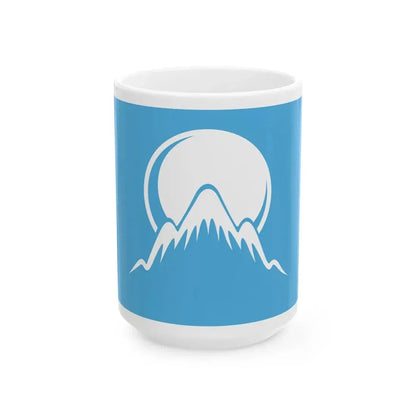 Kyrgyzstan 2011 Flag Proposals Set 4 Flag 2 (Kyrgyzstan) White Coffee Mug 15oz - Go Mug Yourself