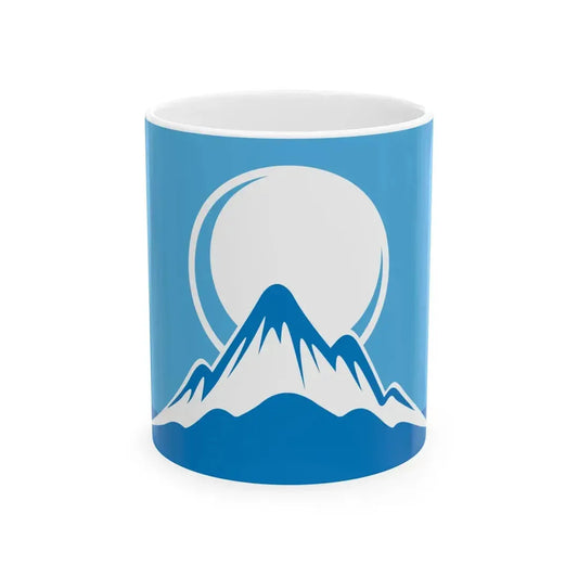 Kyrgyzstan 2011 Flag Proposals Set 4 Flag 3 (Kyrgyzstan) White Coffee Mug 11oz - Go Mug Yourself