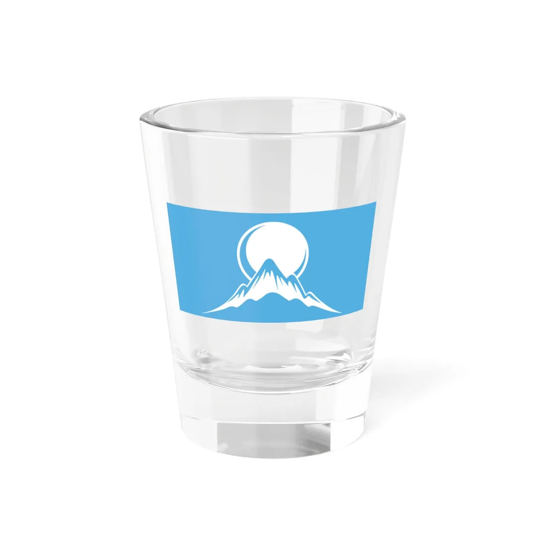 Kyrgyzstan 2011 Flag Proposals Set 4 Flag 4 (Kyrgyzstan) Shot Glass 1.5oz 1.5oz - Go Mug Yourself