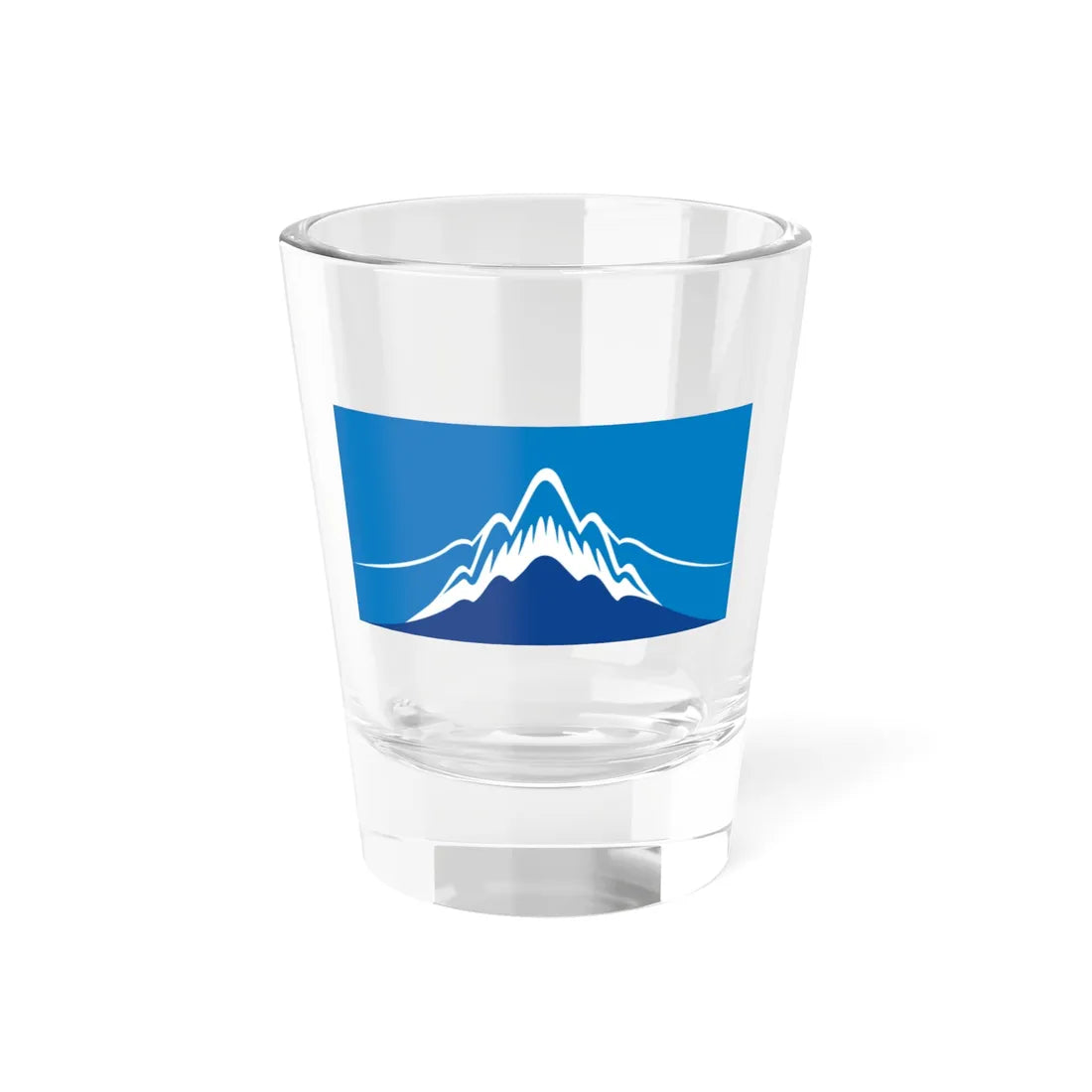 Kyrgyzstan 2011 Flag Proposals Set 5 Flag 2 (Kyrgyzstan) Shot Glass 1.5oz 1.5oz - Go Mug Yourself