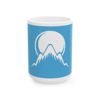 Kyrgyzstan 2011 Flag Proposals Set 5 Flag 3 (Kyrgyzstan) White Coffee Mug 15oz - Go Mug Yourself