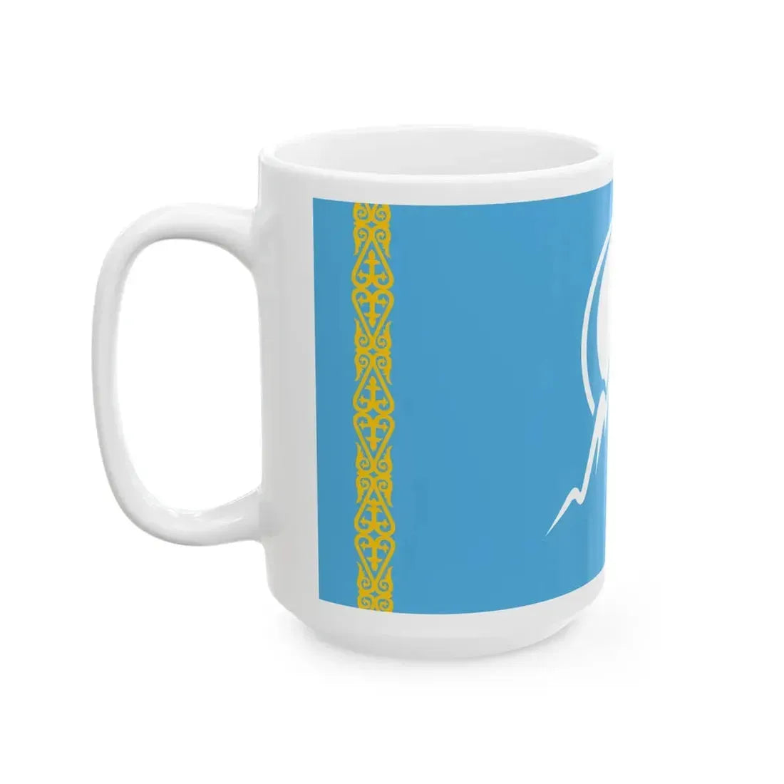 Kyrgyzstan 2011 Flag Proposals Set 5 Flag 3 (Kyrgyzstan) White Coffee Mug - Go Mug Yourself
