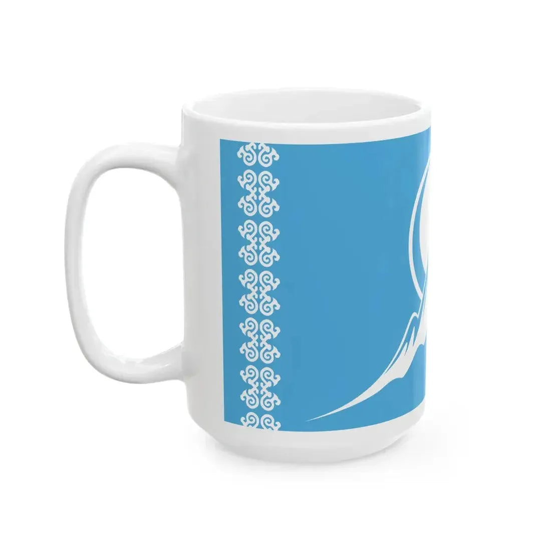Kyrgyzstan 2011 Flag Proposals Set 5 Flag 4 (Kyrgyzstan) White Coffee Mug - Go Mug Yourself