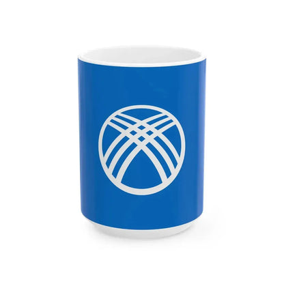 Kyrgyzstan Flag Proposal 1 2011 (Kyrgyzstan) White Coffee Mug 15oz - Go Mug Yourself