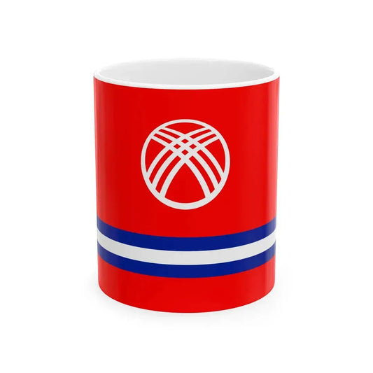 Kyrgyzstan Flag Proposal 5 2011 (Kyrgyzstan) White Coffee Mug 11oz - Go Mug Yourself