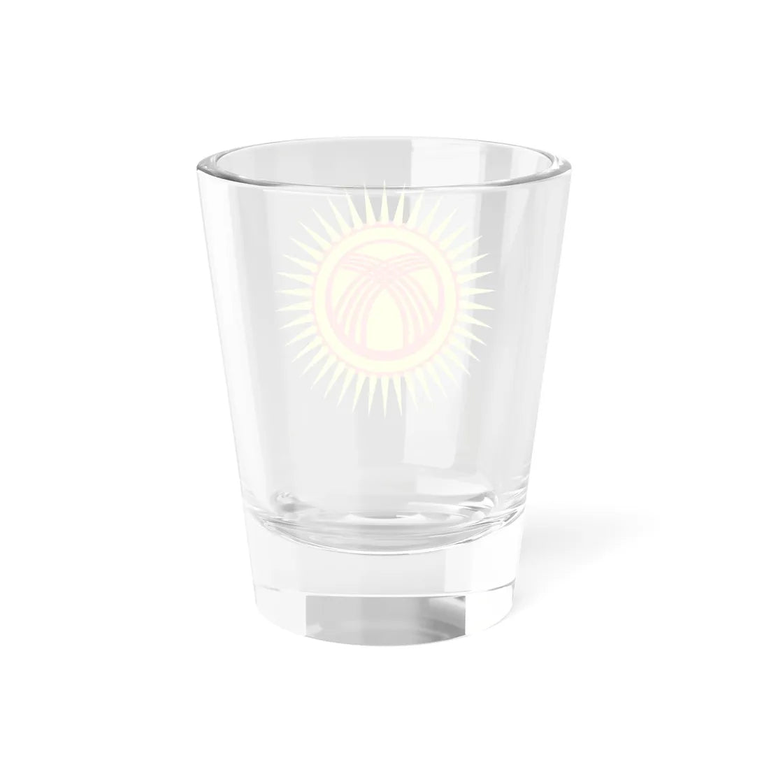 Kyrgyzstan flag tunduk (Kyrgyzstan) Shot Glass 1.5oz - Go Mug Yourself