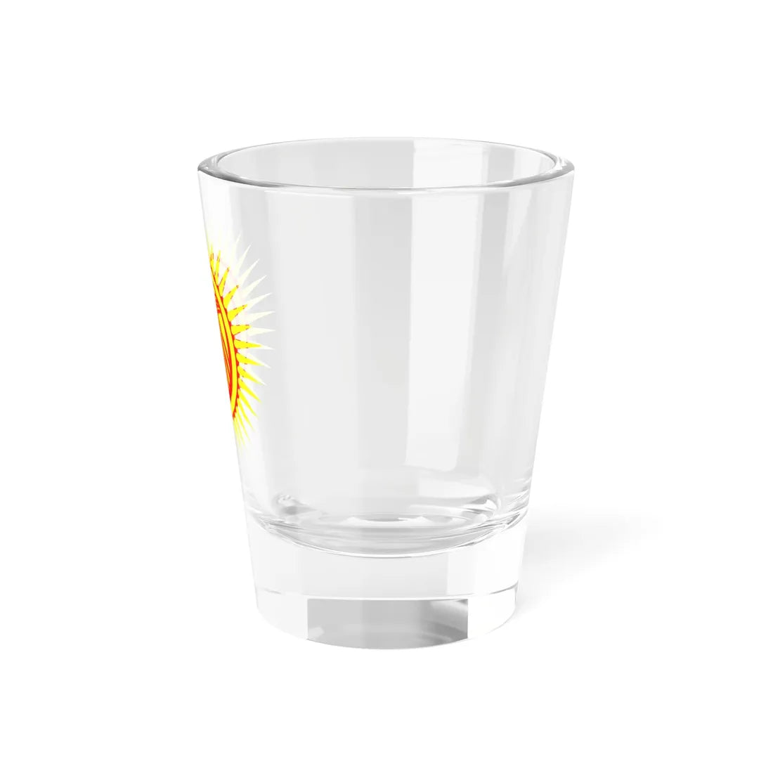 Kyrgyzstan flag tunduk (Kyrgyzstan) Shot Glass 1.5oz - Go Mug Yourself