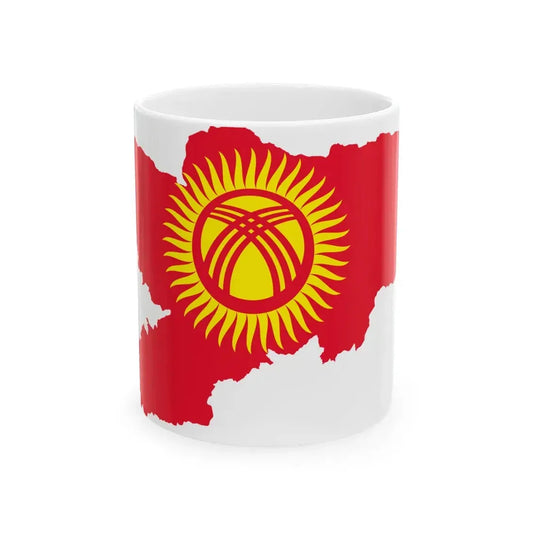 Kyrgyzstan stub 1992-2023 (Kyrgyzstan) White Coffee Mug 11oz - Go Mug Yourself