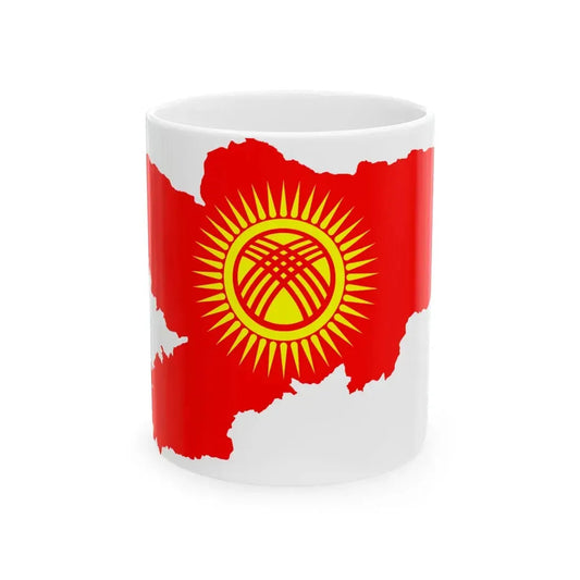 Kyrgyzstan stub (Kyrgyzstan) White Coffee Mug 11oz - Go Mug Yourself