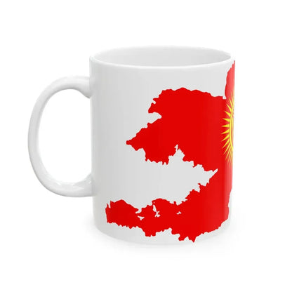 Kyrgyzstan stub (Kyrgyzstan) White Coffee Mug - Go Mug Yourself