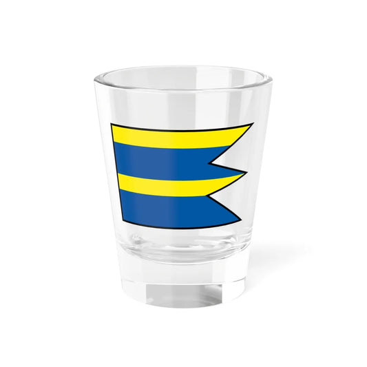 Kysta Trebisov Flag (Slovakia) Shot Glass 1.5oz 1.5oz - Go Mug Yourself