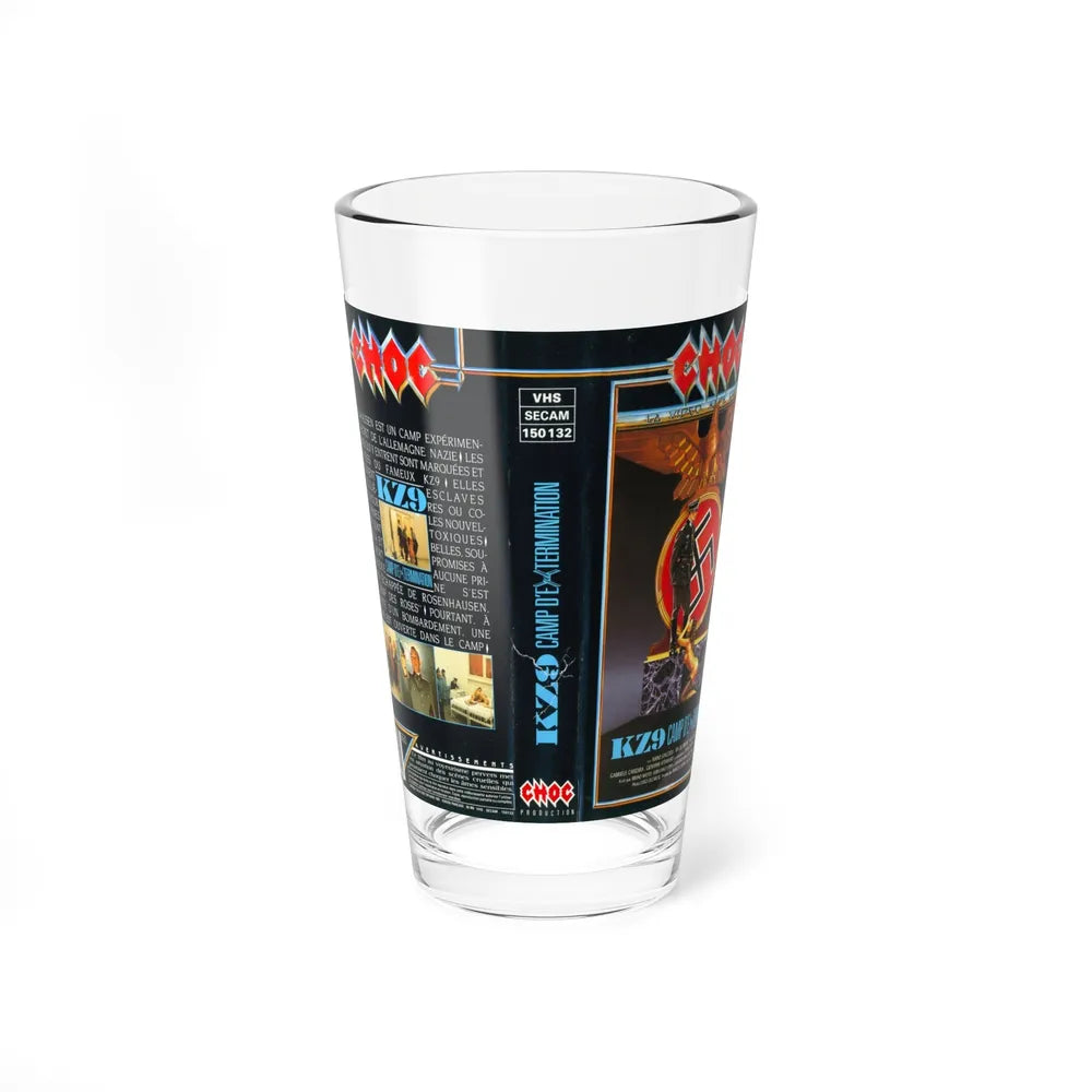 KZ9 CAMP DEXTERMINATION (VHS COVER) Pint Glass 16oz-16oz-Go Mug Yourself