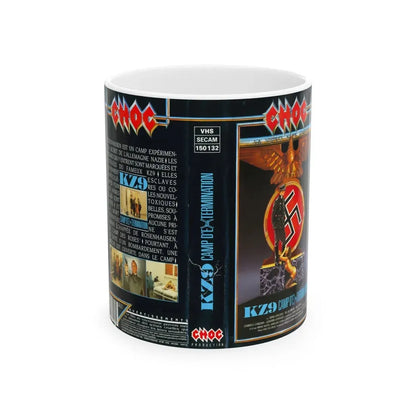 KZ9 CAMP DEXTERMINATION (VHS COVER) - White Coffee Mug 11oz - Go Mug Yourself