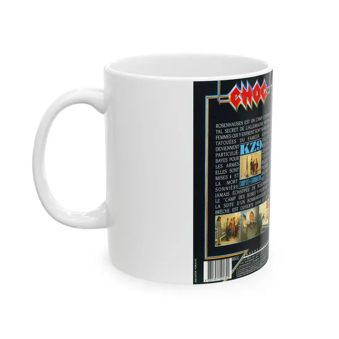 KZ9 CAMP DEXTERMINATION (VHS COVER) - White Coffee Mug - Go Mug Yourself
