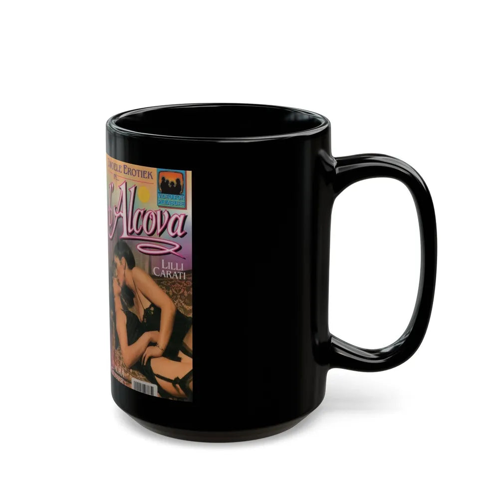 L ALCOVA (VHS COVER) - Black Coffee Mug-Go Mug Yourself