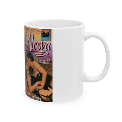 L ALCOVA (VHS COVER) - White Coffee Mug-Go Mug Yourself