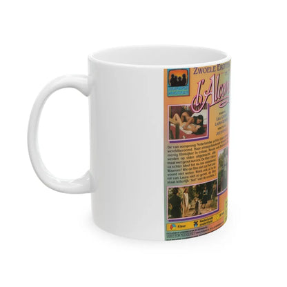 L ALCOVA (VHS COVER) - White Coffee Mug-Go Mug Yourself