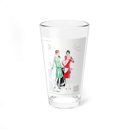 L'echo de Paris, McCall's magazine, August 1927 - Pint Glass 16oz 16oz - Go Mug Yourself